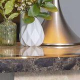 Veneto Cream Marble Side Table