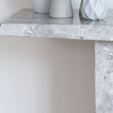 Anzara Grey Marble Console Table