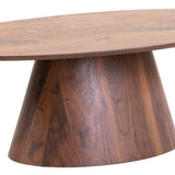 Welby Walnut Oval Coffee Table
