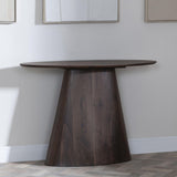 Welby Walnut Oval Console Table