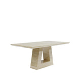 Eris Beige Marble Dining Table - 160cm