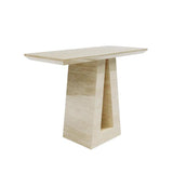Eris Beige Marble Console Table