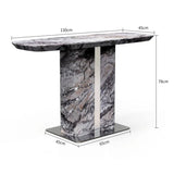Ravio Grey Marble Console Table