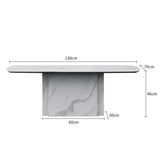Valentini White Marble Coffee Table