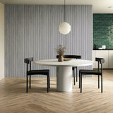 Acoustic Slatted Wall Panels White Marble Pack Of x4 240 x 60cm