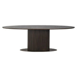 Richmond Interiors Luxor Oval 235CM Dining Table - Belmont Interiors.
