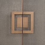 Bloomingville Shagreen Faux Leather 4 Door Sideboard-Belmont Interiors