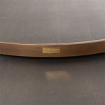 Bloomingville Shagreen Faux Leather Top Round Coffee Table (Set of 2)-Belmont Interiors