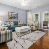 Flavio White & Beige Rug In Various Sizes