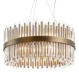 Colmar Antique Brass 80cm Pendant Ceiling Light