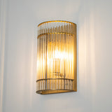 RV Astley Macy Wall Light Antique Brass