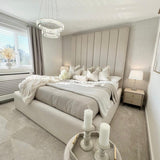 The Melodia Luxury Panel Velvet Bed