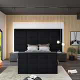 The Hilton Luxury Panel Velvet TV Bed