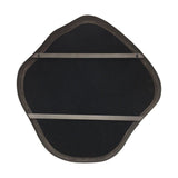 Libra Interiors Organic Metal Framed Wall Mirror - Oak Wood Finish