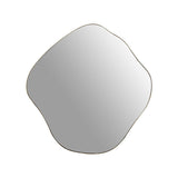 Libra Interiors Organic Wall Mirror - Aged Champagne