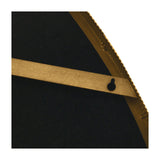 Libra Interiors Organic Wall Mirror - Aged Champagne