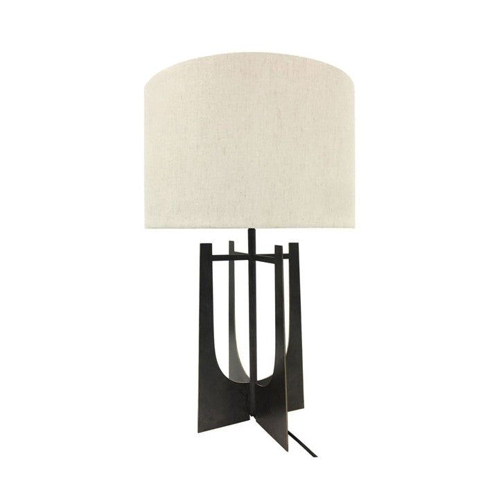 Libra Interiors  Glenthorpe Table Lamp - Hammered Iron