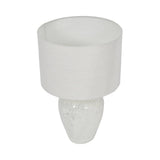 Libra Interiors Skyline Terracotta Table Lamp - White