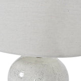 Libra Interiors Skyline Terracotta Table Lamp - White