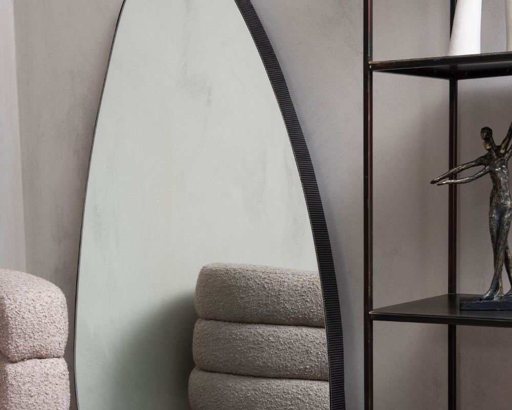 Libra Interiors Organic Wall Mirror - Bronze