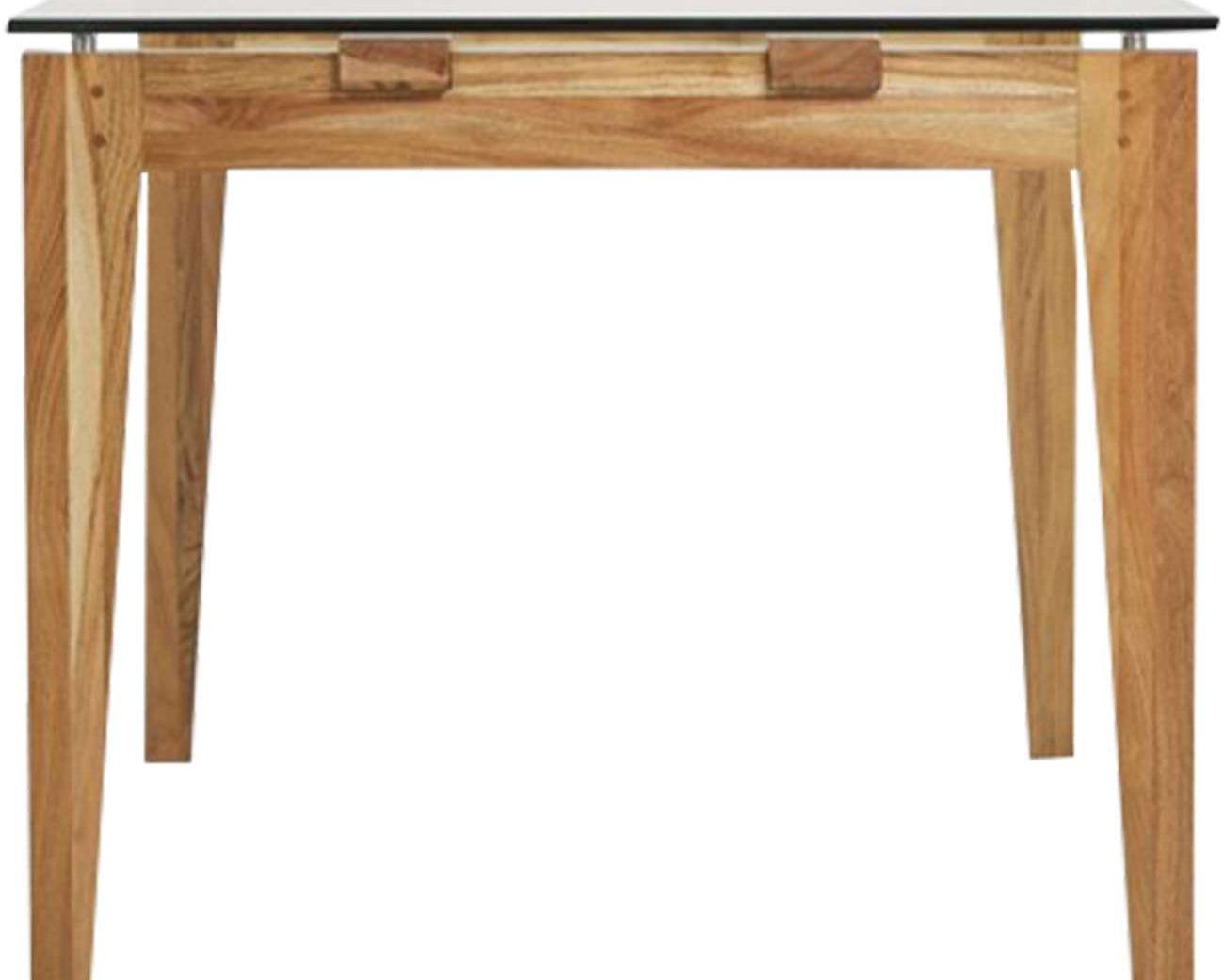 Libra Interiors Sleaford Rectangular Dining Table 180cm - Glass & Oak