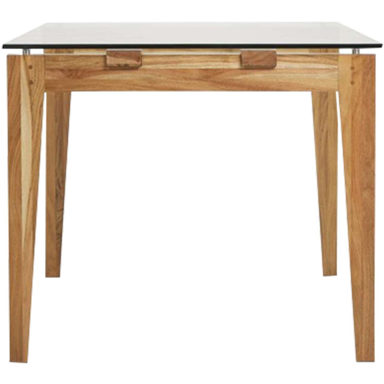 Libra Interiors Sleaford Rectangular Dining Table 180cm - Glass & Oak