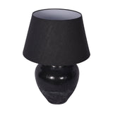 Libra Interiors Skyline Terracotta Table Lamp - Black