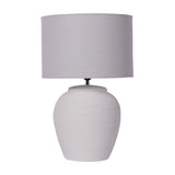 Libra Interiors Rhodes Ceramic Lamp - White