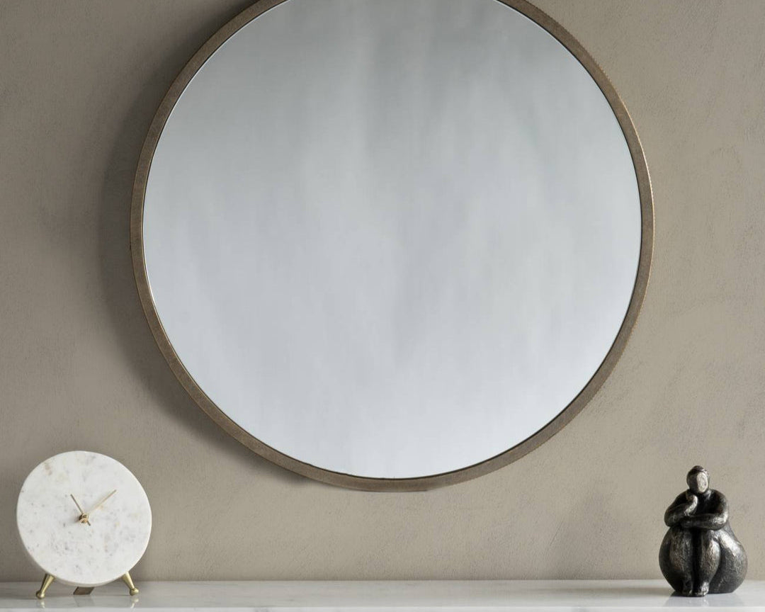 Libra Interiors Belvedere Round Mirror 80x80cm