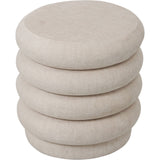 Libra Interiors Casa Stool - Cream