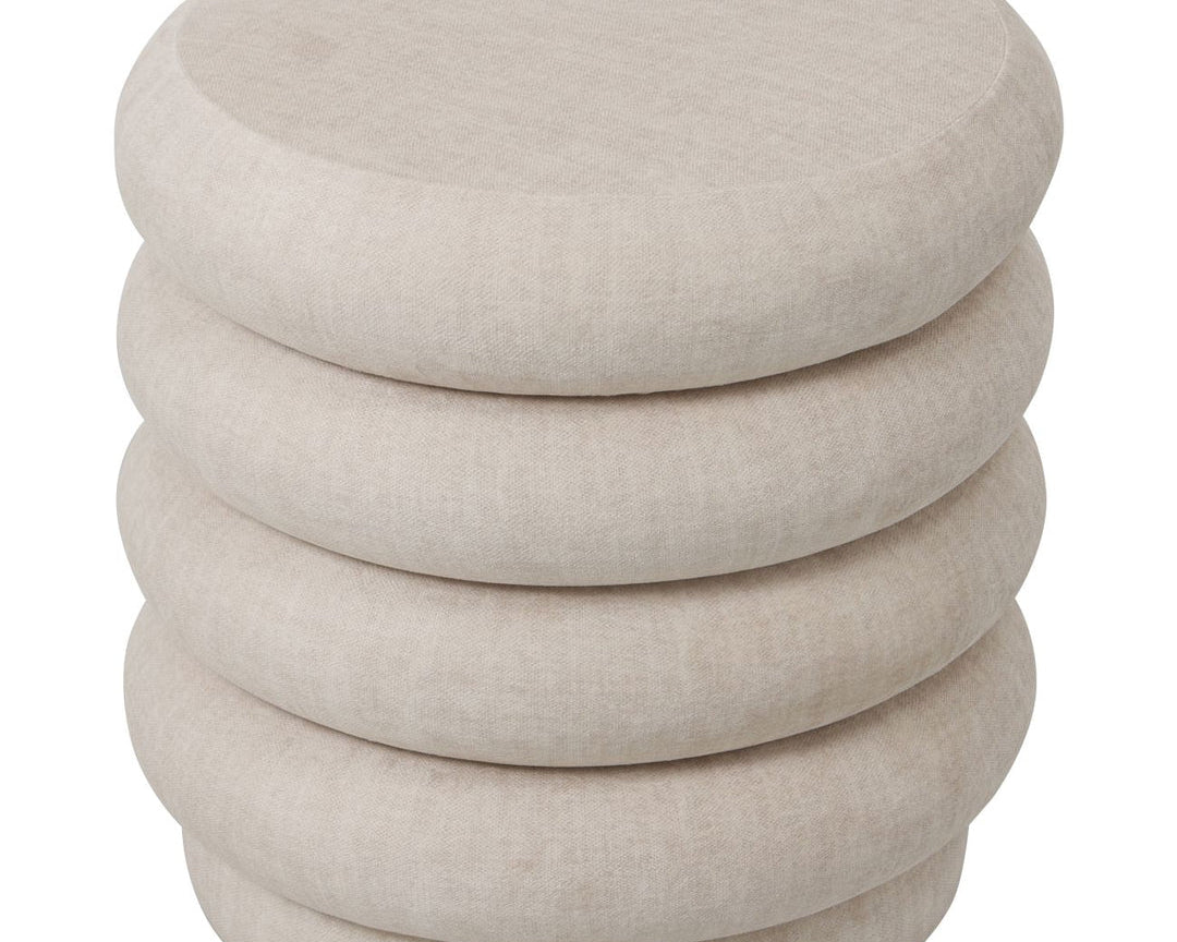 Libra Interiors Casa Stool - Cream