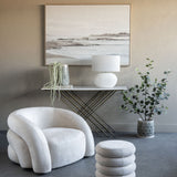 Libra Interiors Casa Stool - Cream