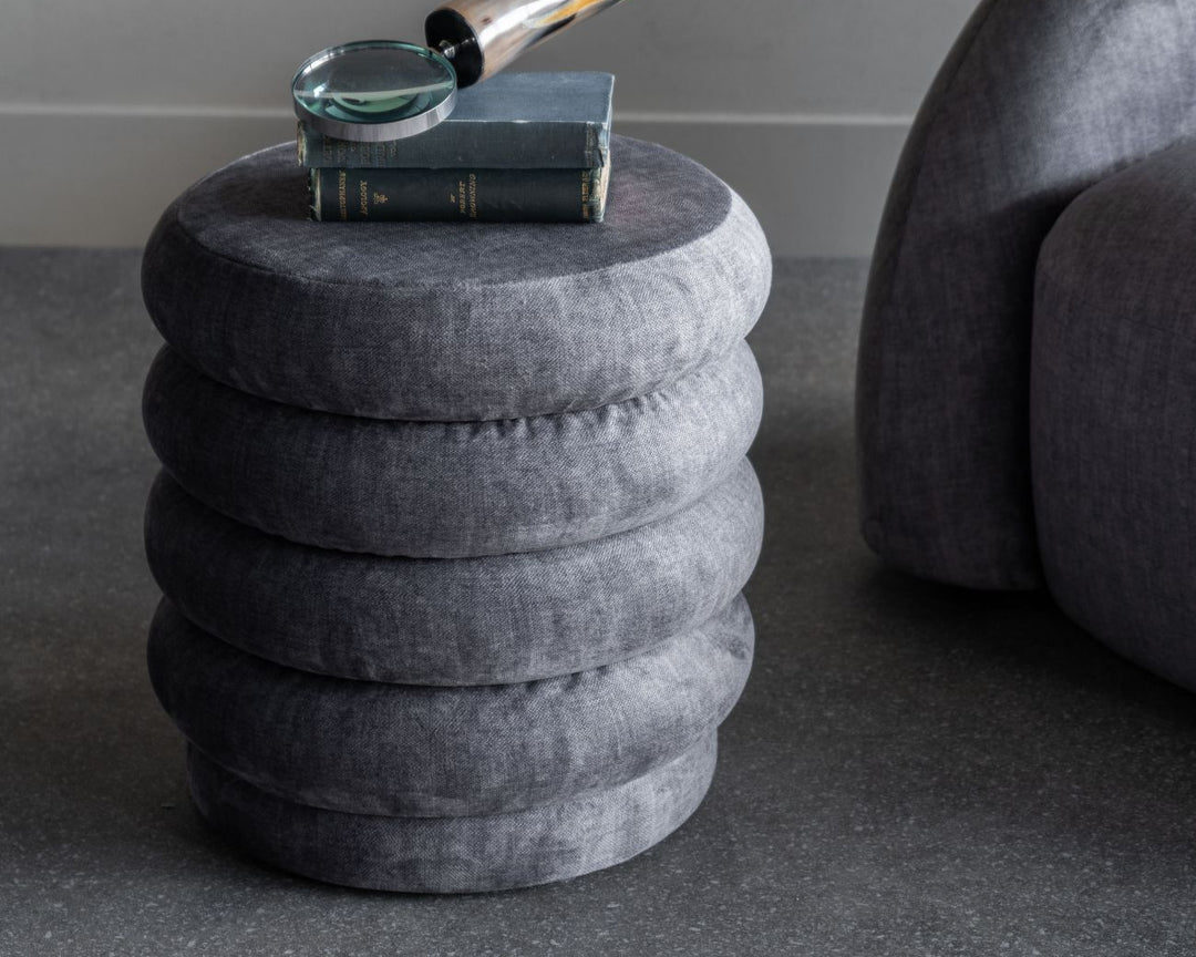 Libra Interiors Casa Stool - Grey