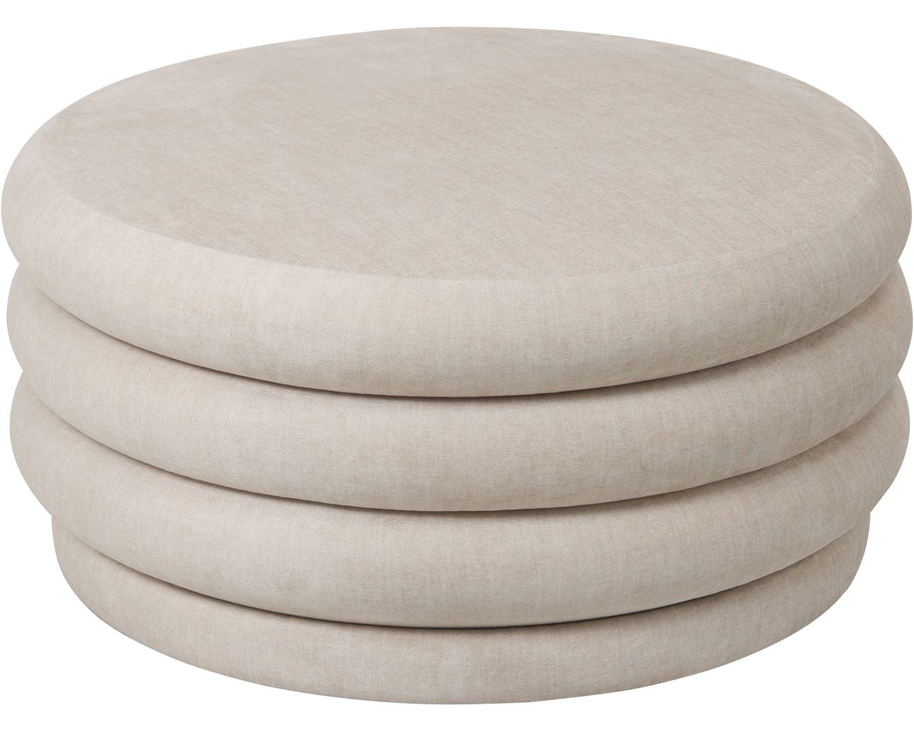 Libra Interiors Casa Storage Ottoman - Cream
