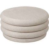 Libra Interiors Casa Storage Ottoman - Cream