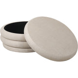 Libra Interiors Casa Storage Ottoman - Cream
