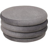 Libra Interiors Casa Storage Ottoman - Grey