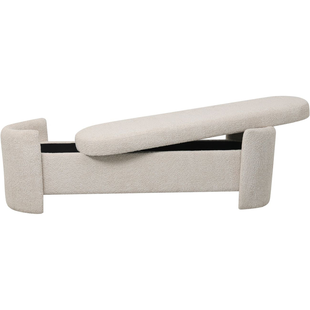 Libra Interiors Casa Storage Bench - Taupe