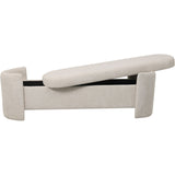 Libra Interiors Casa Storage Bench - Taupe