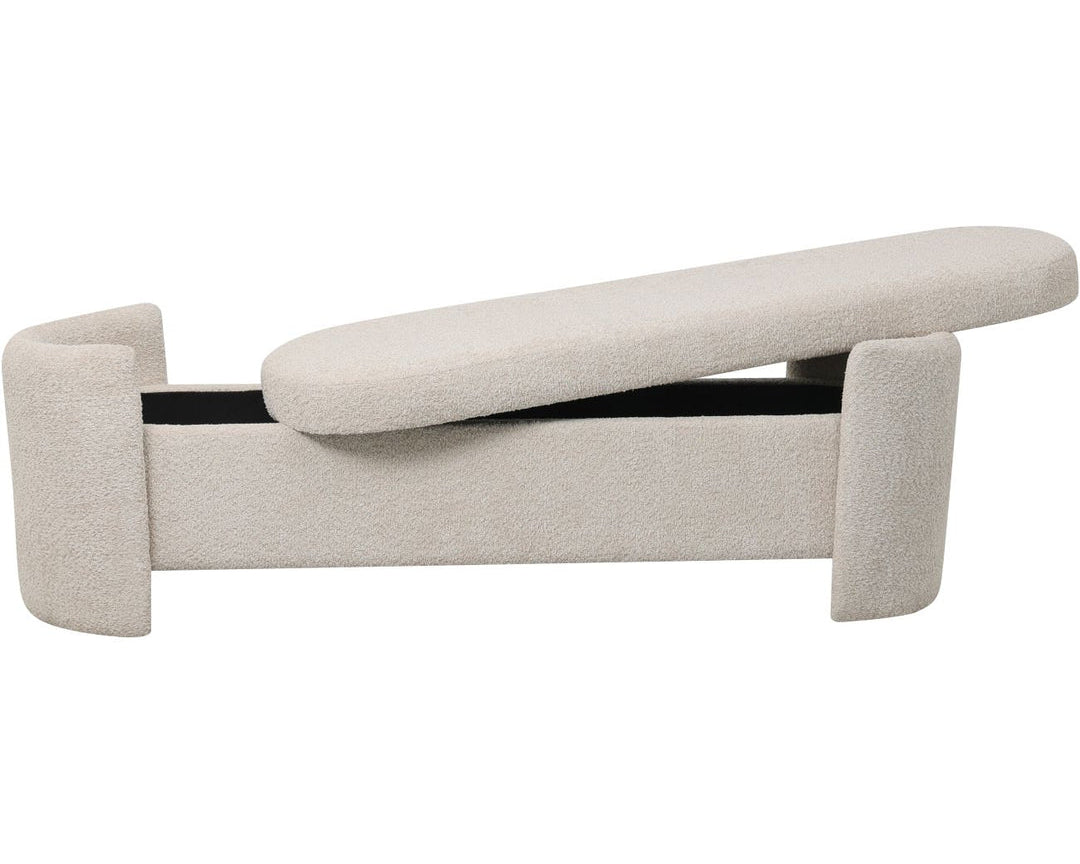 Libra Interiors Casa Storage Bench - Taupe