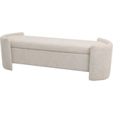 Libra Interiors Casa Storage Bench - Taupe