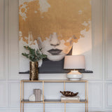Libra Interiors Brooks Console Table - Brushed Champagne