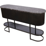 Libra Interiors Belvedere Black Console Table