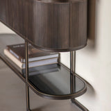 Libra Interiors Belvedere Black Console Table