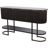 Libra Interiors Belvedere Black Console Table