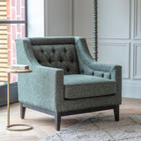 Libra Interiors Iota Accent Table - Green Onyx