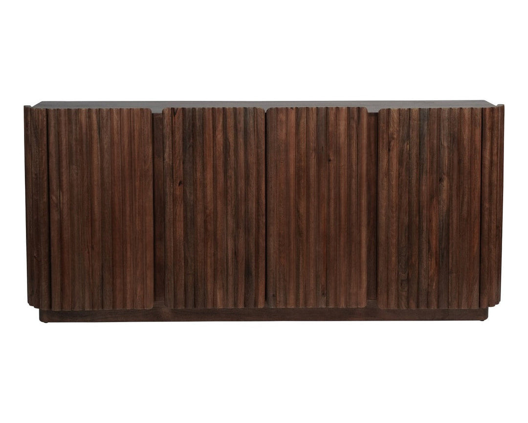 Libra Interiors Monterey 4 Door Wooden Buffet Sideboard
