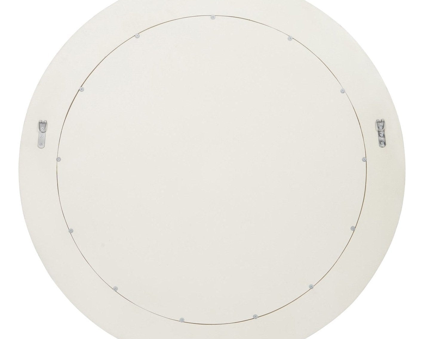 Libra Interiors Aspen Bone Inlay Round Mirror - 100cm