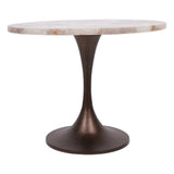 Libra Interiors Bosworth Marble Side Table - Smokey Quartz