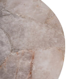 Libra Interiors Bosworth Marble Side Table - Smokey Quartz